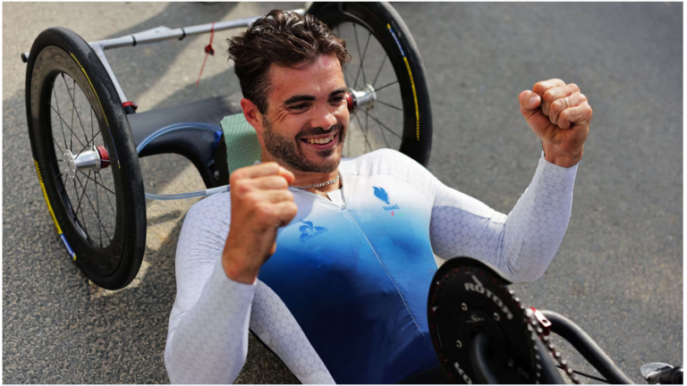 Mathieu Bosredon en or cyclysme sur route H3