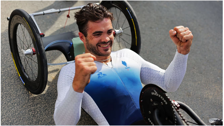 Mathieu Bosredon en or cyclysme sur route H3